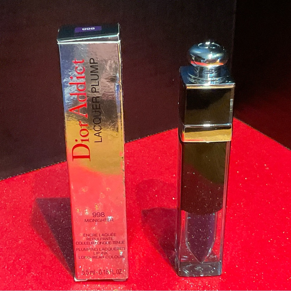 Dior Addict Lacquer Plump Lipstick MIDNIGHTER 998